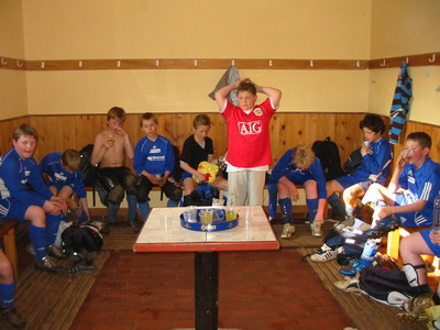 U svlačionici nakon utakmice U svlačionici nakon utakmice