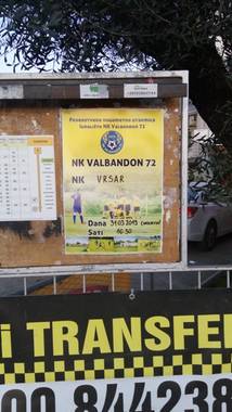 Plakat kod Palazza - odraz stanja u Štinjanskom nogometu